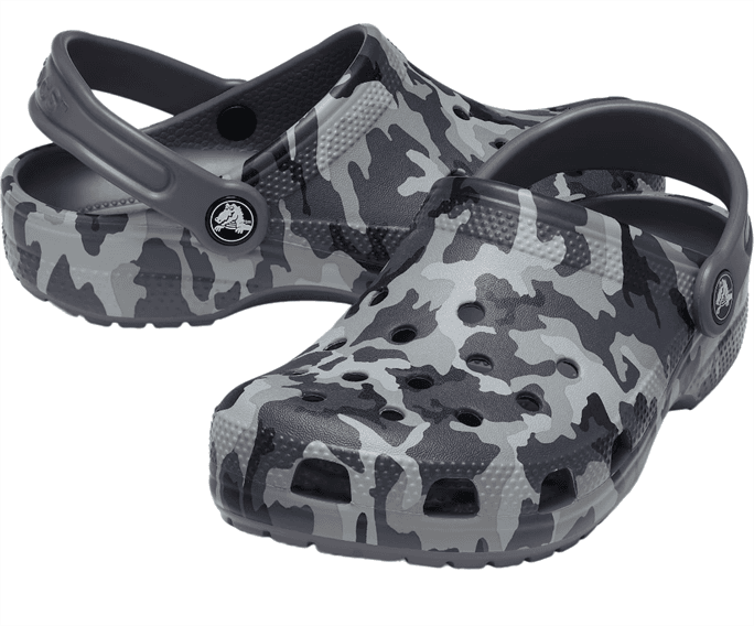 Camo crocs outlet cheap